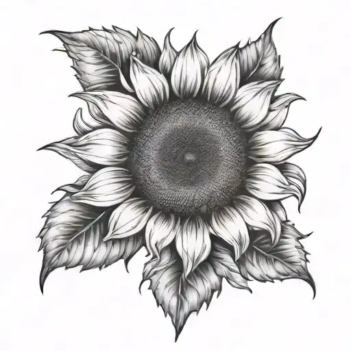 Sunflower And The Sun
