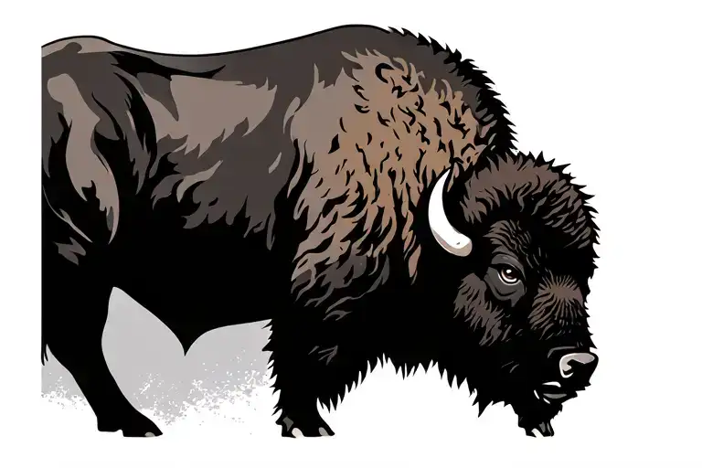 Bison Silhouette