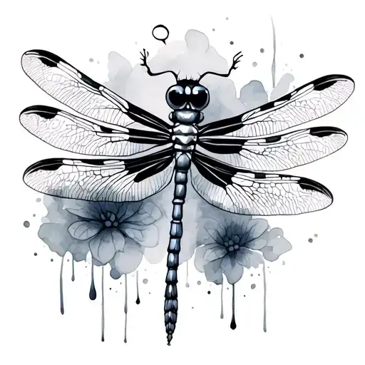 Watercolor Dragonfly