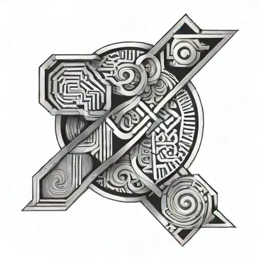A Band With Geometric Patterns And The Letter G J X J V Jm