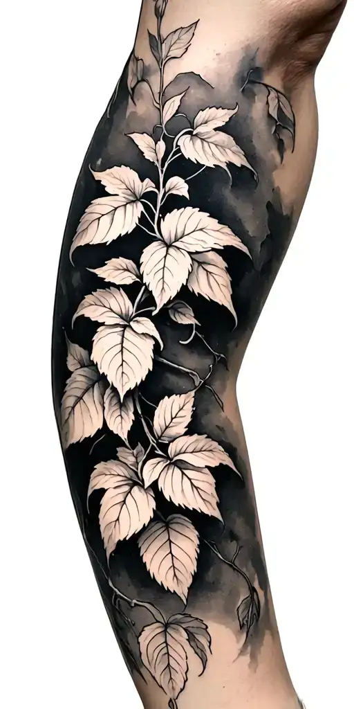 Sleeve Vine Plant Growing Together