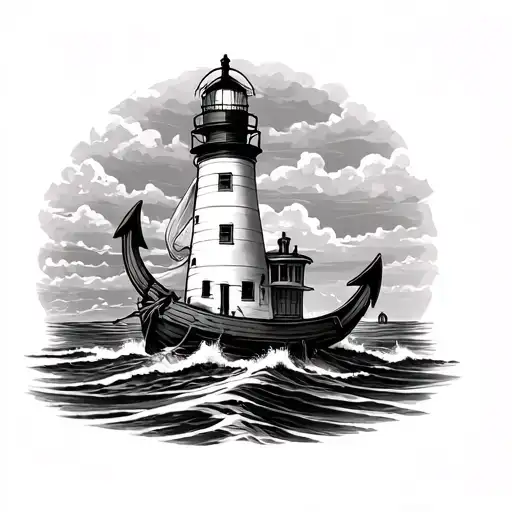 Anchor Wrap Around Light House