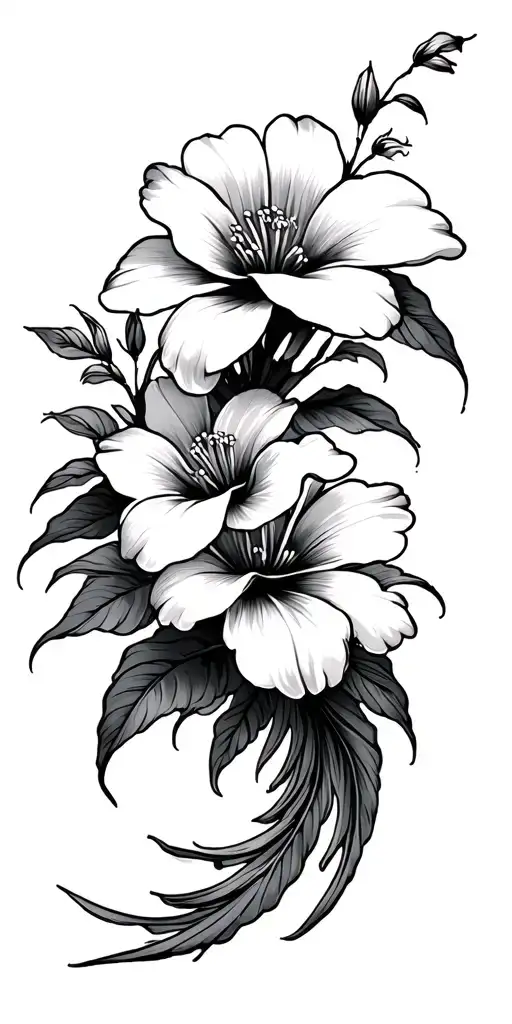 Filipino Flower With Japanese Waves