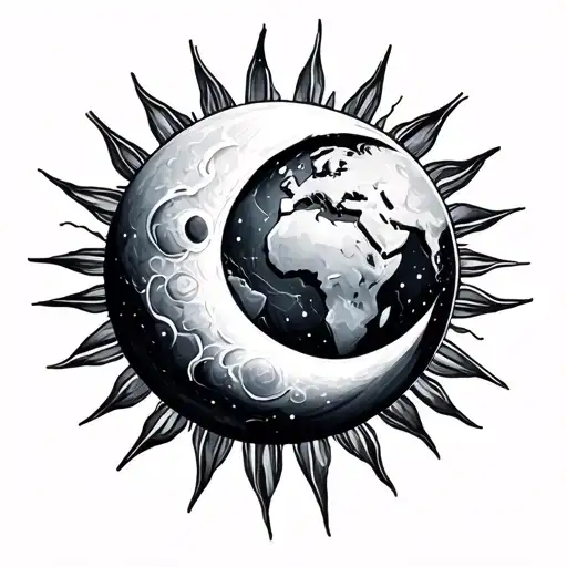 Sun Moon Earth