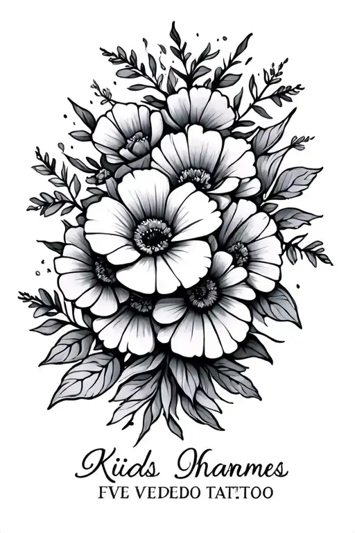 Flowers And Kids Names