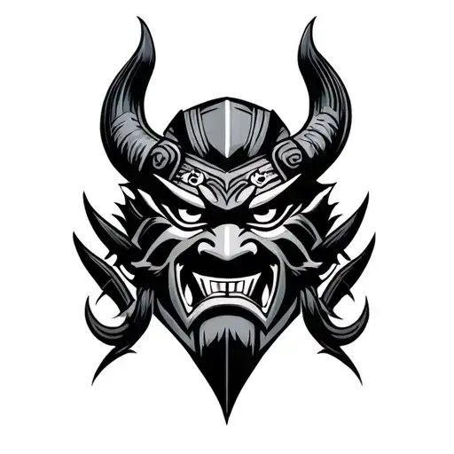 Samurai Oni Mask
