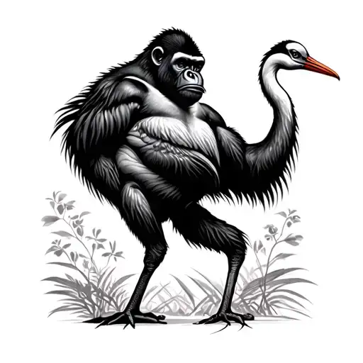 Mexican Crane Gorilla