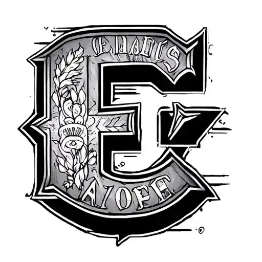 The Letters E And C Combined Together