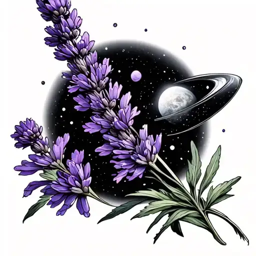 Lavender In Space