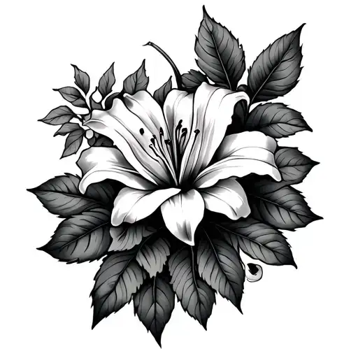 Men Rose Lilly Hunting Fishing