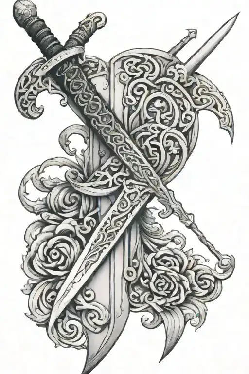 Keltic Longsword For Lowerarm