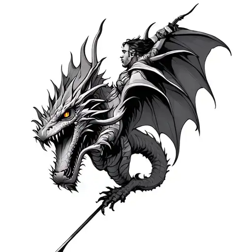 Saint George Killing A Dragon