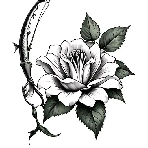 Men Rose Lilly Hunting Fishing