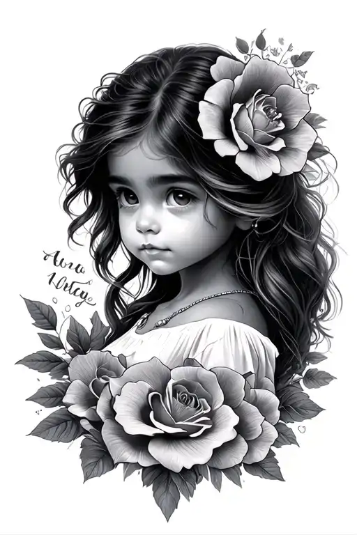 Memorial Tribute Tattoo For My Daughter