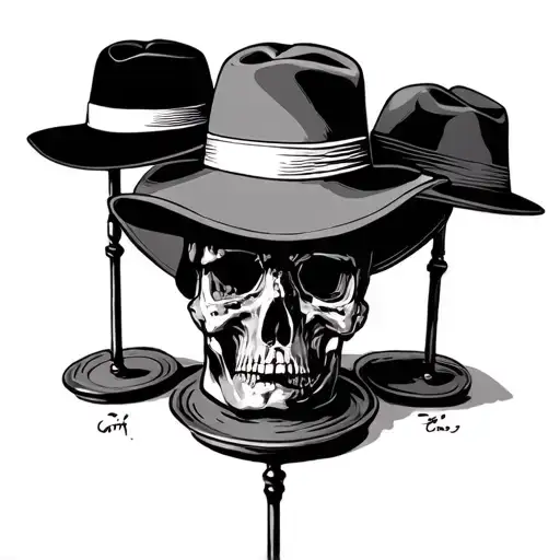 Hat Stand With 5 Hats
