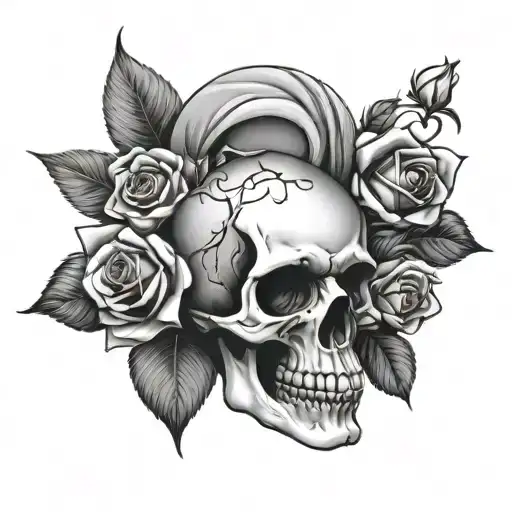 Skull And Roses