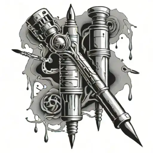 Syringes And Blood