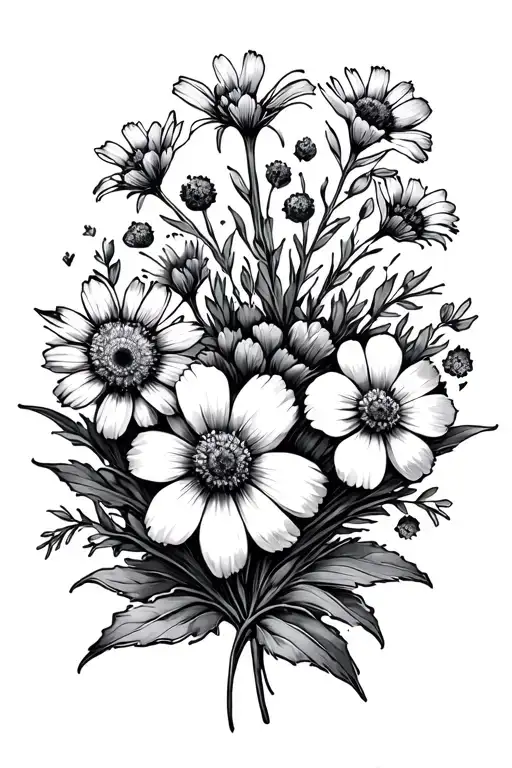 Paw Print Wildflowers
