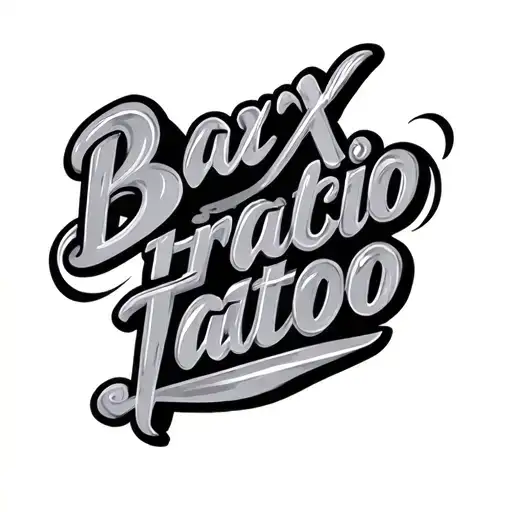 Text That Says Baxtracio In One Line