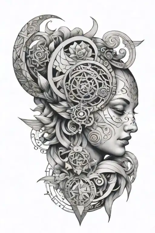 Mythology Geometrick Realistic