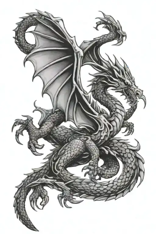 Dragon With Wings