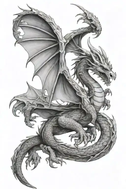 Dragon With Wings