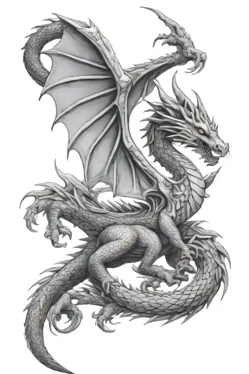 Dragon With Wings
