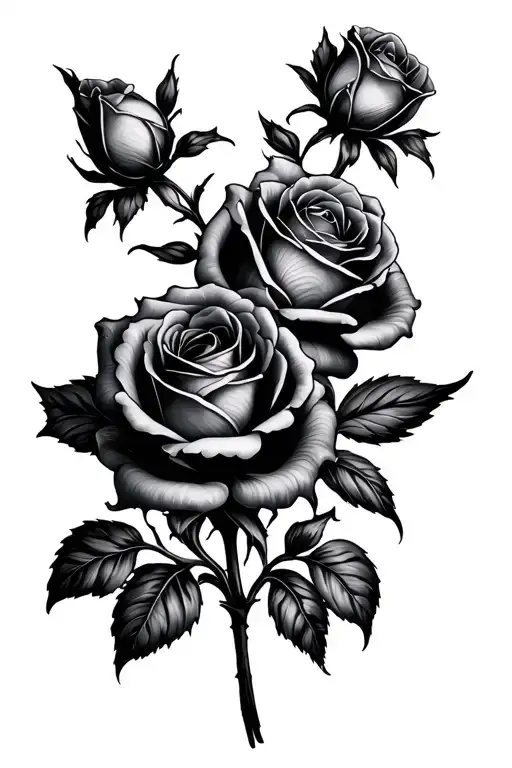 Roses Blooming