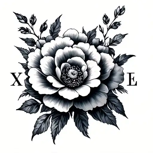 Roman Numerals For Arm Tattoo With Flowers
