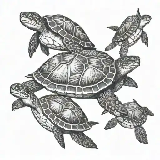 Three Turtles