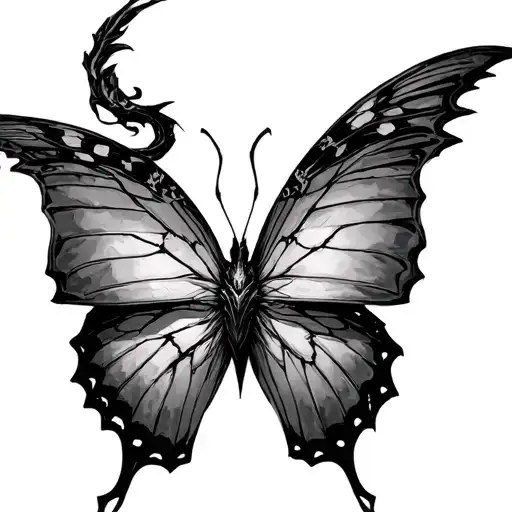 The Devil From The Witcher 3 Butterflies