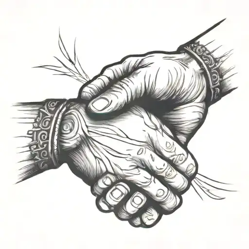 Handshake Symbolizing Respect And Friendship