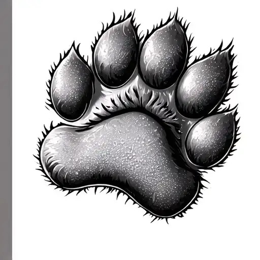 Dog Paw Print