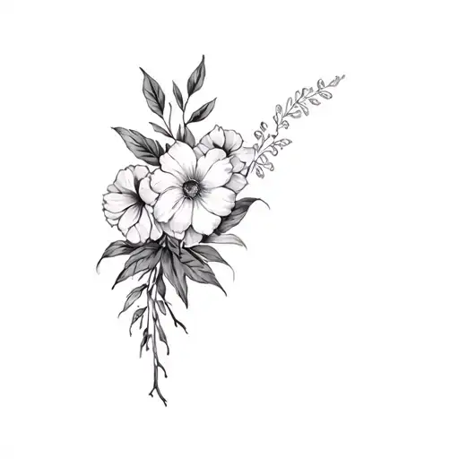 Coverup Floral Bouquet