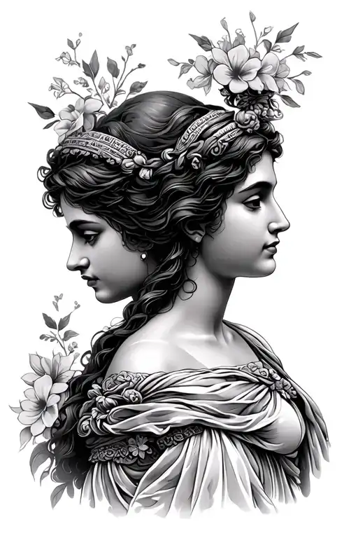 Greek Goddesses Hestia And Aphrodite Simple And Feminine