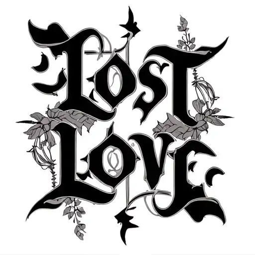 Lost Love Ambigram