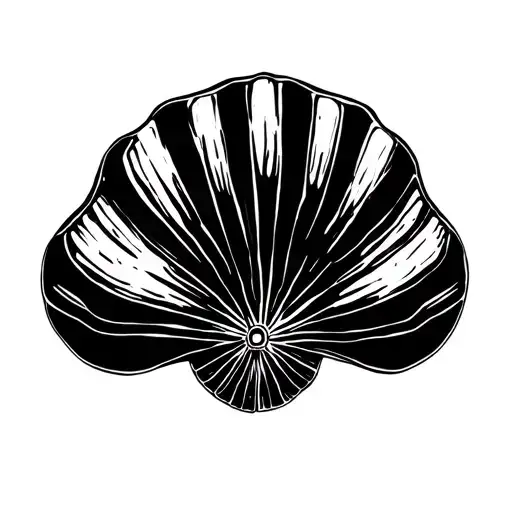 Sharks Tooth Scallop Shell Sand Dollar Pattern