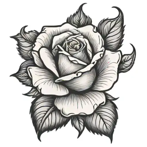 Rose With Last Name Stem