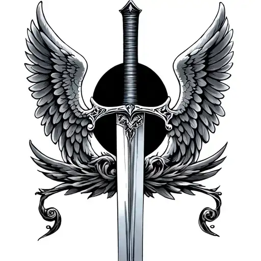 Sword With Angel Wings