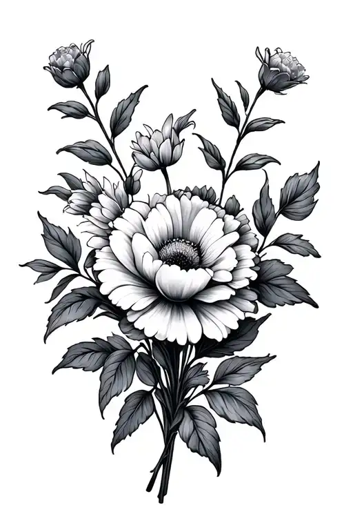 Birth Flower Bouquet