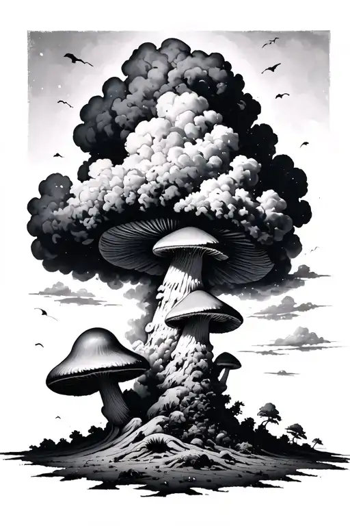 Black Mushroom Cloud
