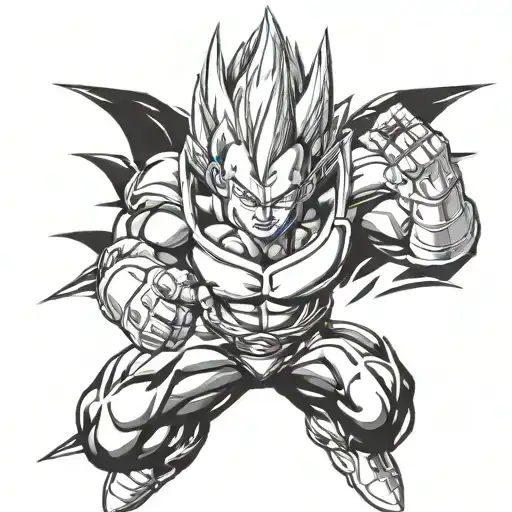 Majin Vegeta Facing