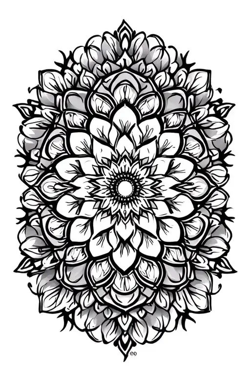 Mandala Pattern Intertwined