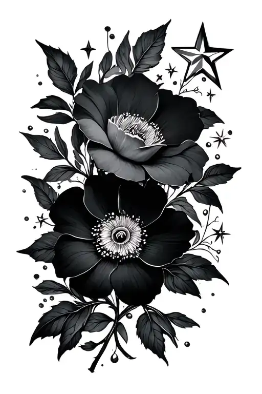 Flowers And Stars