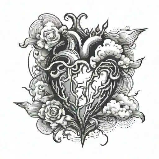 17 Cloud Broken Heart