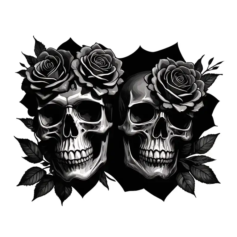 Skull And Roses
