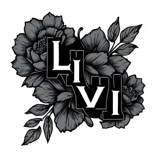 L-i-v-i-n On The Forearm