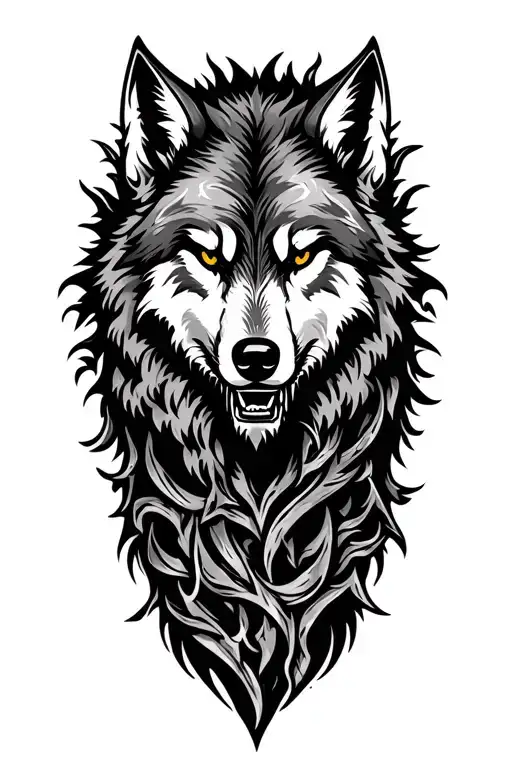 Viking Wolf Vines Growing