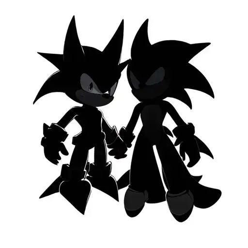 Shadow And Amy From Sonic