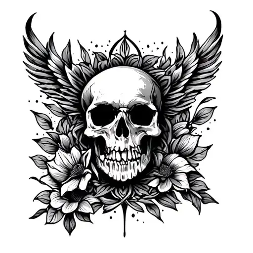 American Traditional Style Featuring Black Bottom Of Tattoo For Cover Up